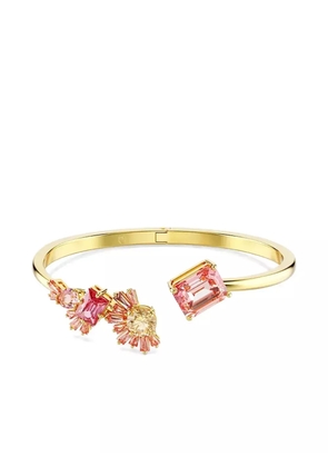 Swarovski crystal-embellished gold bracelet