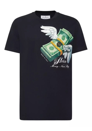 Philipp Plein Money winged print T-shirt - Blue
