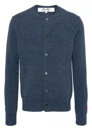 Comme Des Garçons Play wool cardigan - Blue