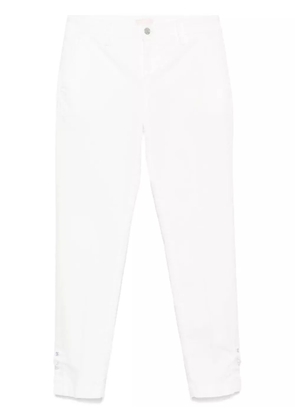LIU JO cotton chinos - White