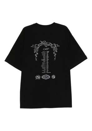 We11done logo-print T-shirt - Black