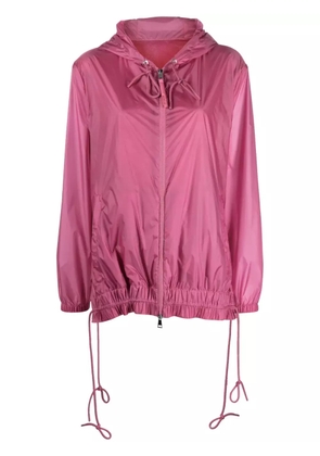 Moncler hooded rain jacket - Pink