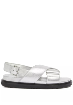 Marni leather sandals - Grey