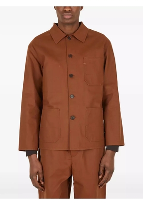 Meta Campania Collective patch-pocket overshirt - Brown