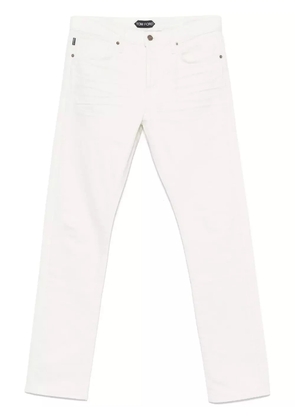 TOM FORD ripped-detail jeans - White