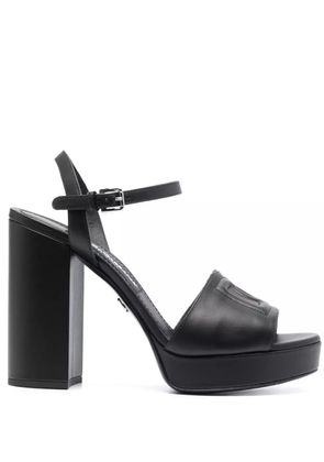 Dolce & Gabbana Keira 115mm leather sandals - Black