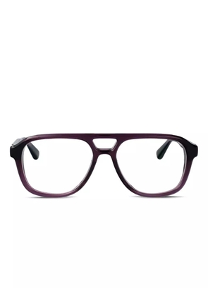 Mykita Nyara acetate rectangle glasses - Purple