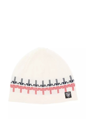 Rossignol patterned beanie - White