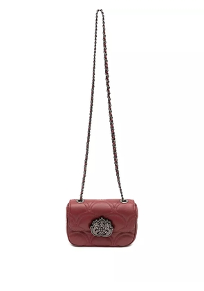 Isla Sirena quilted emblem chain shoulder bag - Red