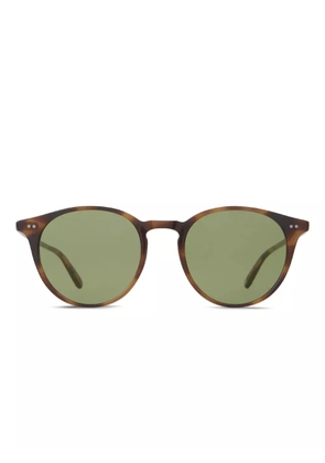 Garrett Leight California Clune round-frame sunglasses - Brown