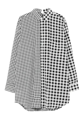 Comme Des Garçons gingham-pattern shirt - Black