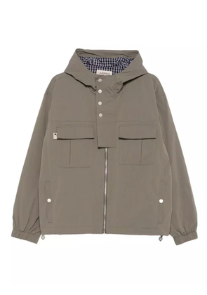 Carrer hooded windbreaker - Brown
