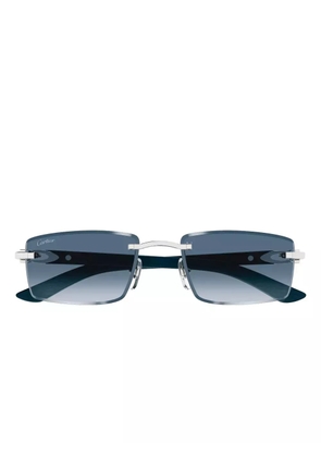 Cartier Eyewear rectangle-frame sunglasses - Grey