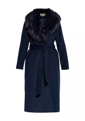 Michael Michael Kors belted coat - Blue