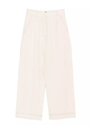 mii straight-leg trousers - Neutrals