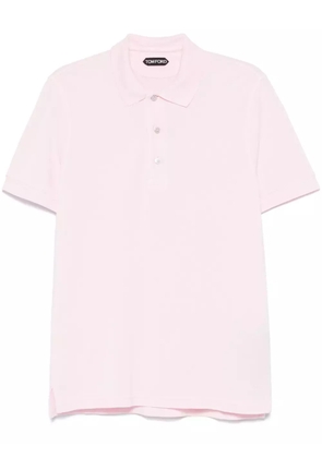 TOM FORD piqué polo shirt - Pink