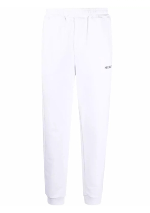 Helmut Lang logo-print track pants - White