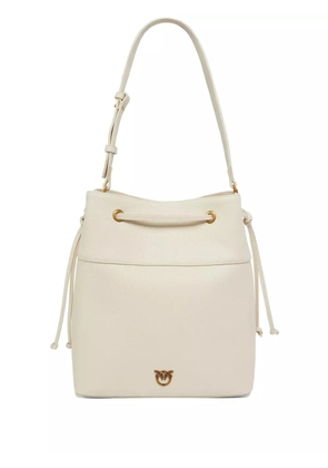 PINKO Forever bucket bag - White