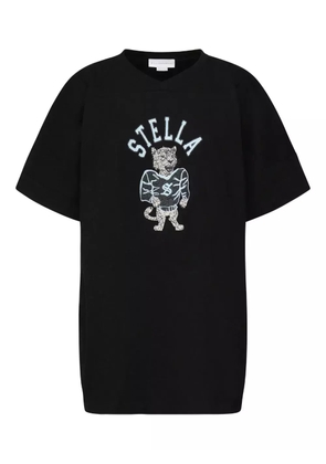 Stella McCartney logo-detail cotton t-shirt - Black