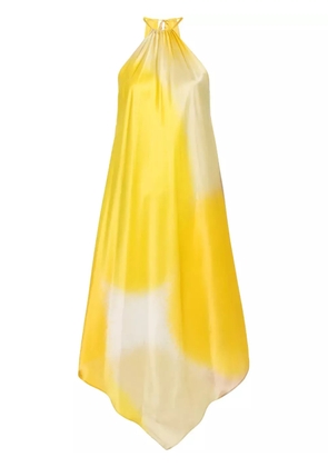Gianluca Capannolo Isabelle silk dress - Yellow