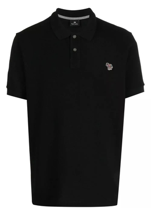 PS Paul Smith Zebra-motif polo shirt - Black