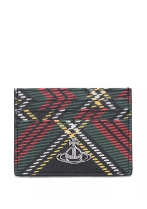 Vivienne Westwood plaid card-holder - Black