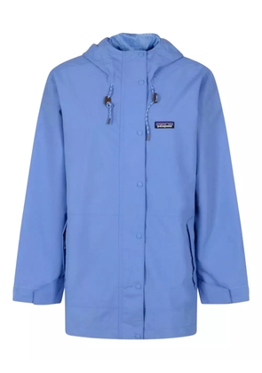 Patagonia hooded button-fastening jacket - Blue