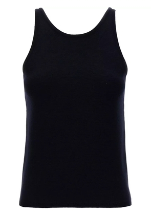 Max Mara stretch-wool tank top - Blue
