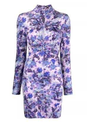 ISABEL MARANT abstract-print minidress - Purple