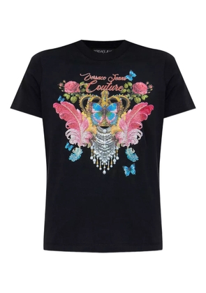 Versace Jeans Couture butterfly crown-print T-shirt - Black