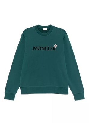 Moncler logo-print sweatshirt - Green