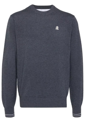 Undercover sheep patch jumper - Blue