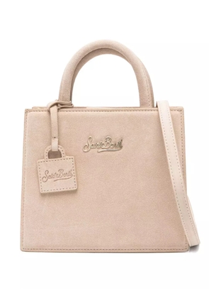 MC2 Saint Barth mini Shop suede tote bag - Neutrals