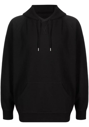 Pop Trading Company logo-print drawstring hoodie - Black