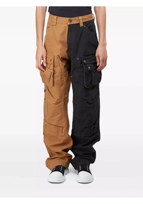 (di)vision two-tone cargo trousers - Beige