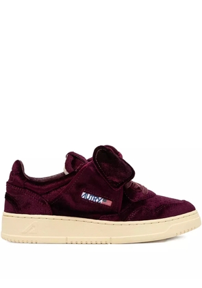 Autry velvet bow medalist trainers - Purple