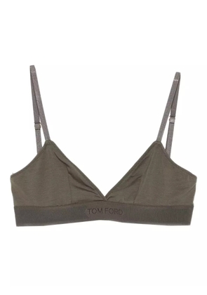 TOM FORD triangle-shape bra - Green
