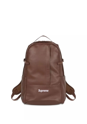 Supreme leather backpack - Brown