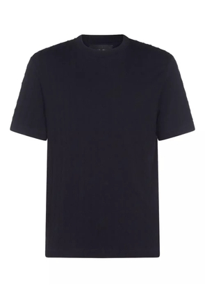 Giorgio Armani ribbed short-sleeve t-shirt - Blue