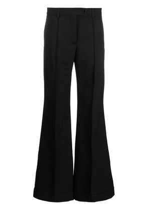 Acne Studios mid-rise flared trousers - Black