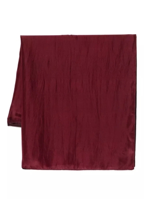 YAVI bead-detail silk scarf - Red