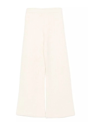SANDRO ribbed pull-on trousers - Neutrals