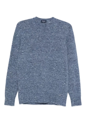 Drumohr speckled-knit sweater - Blue