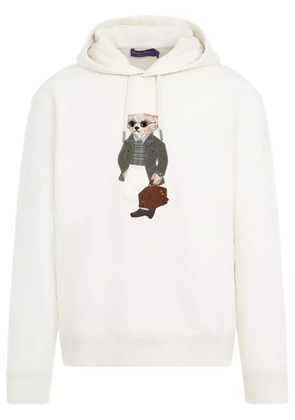 Ralph Lauren Purple Label Teddy Bear-print hoodie - Neutrals