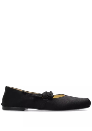 Kenzo leather ballerina shoes - Black