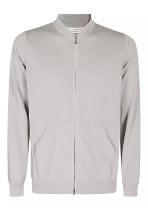Filippo De Laurentiis zip-up stand-collar cardigan - Grey
