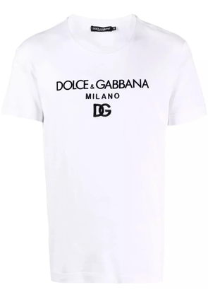 Dolce & Gabbana DG Essentials logo-embroidered T-shirt - White