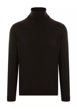 Roberto Collina turtleneck merino wool sweater - Brown