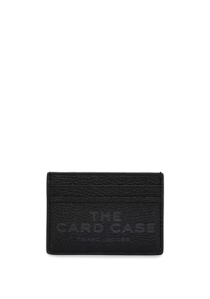 Marc Jacobs logo-print leather cardholder - Black