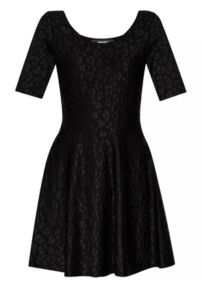 Versace Medusa jacquard mini dress - Black